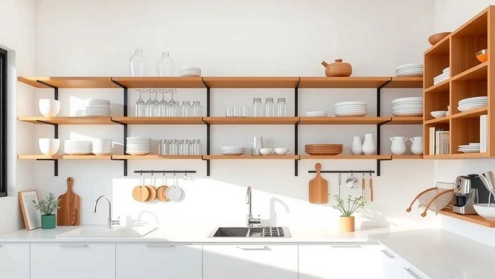 Kök utan överskåp fungerar bra